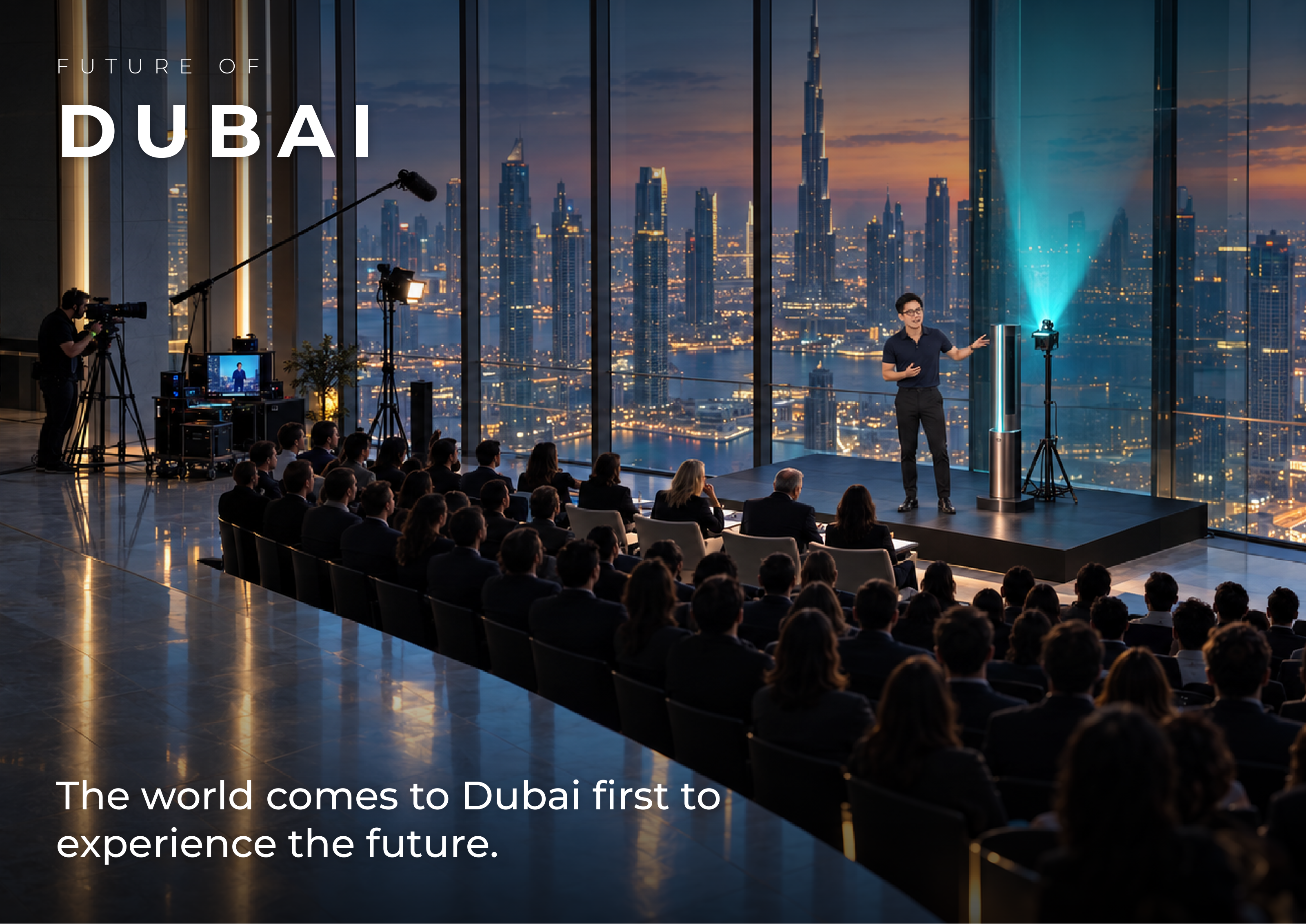 FF UU TT UU RR EE OO FF DD UU BB AA II TheThe worldworld comescomes toto DubaiDubai firstfirst toto experienceexperience thethe future.future.